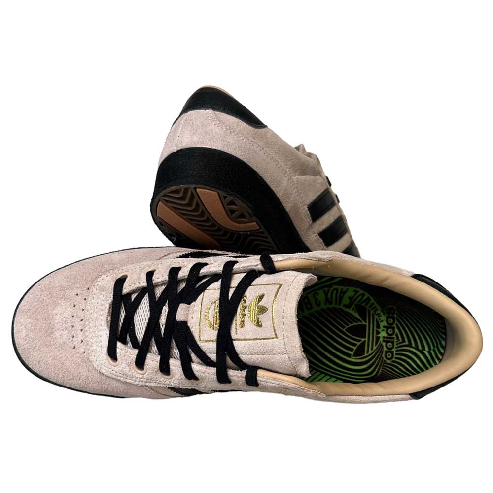Adidas Puig Indoor Aqua Black White Suede Shoes – Southside