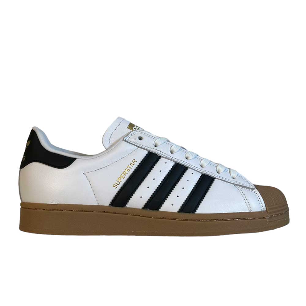 Adidas Superstar ADV Shoes White Black Gum