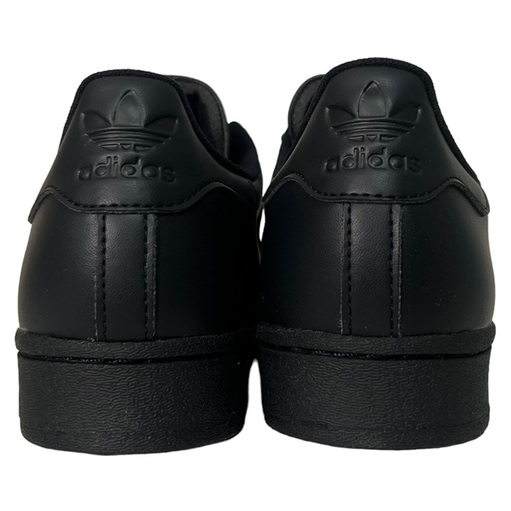 Adidas superstar hot sale black black