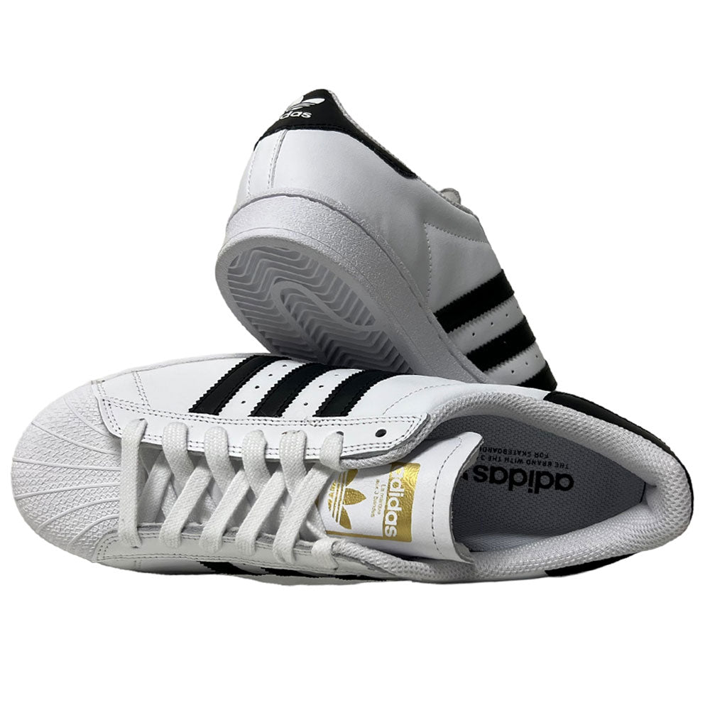 Adidas Superstar ADV White Black White Leather Shoes