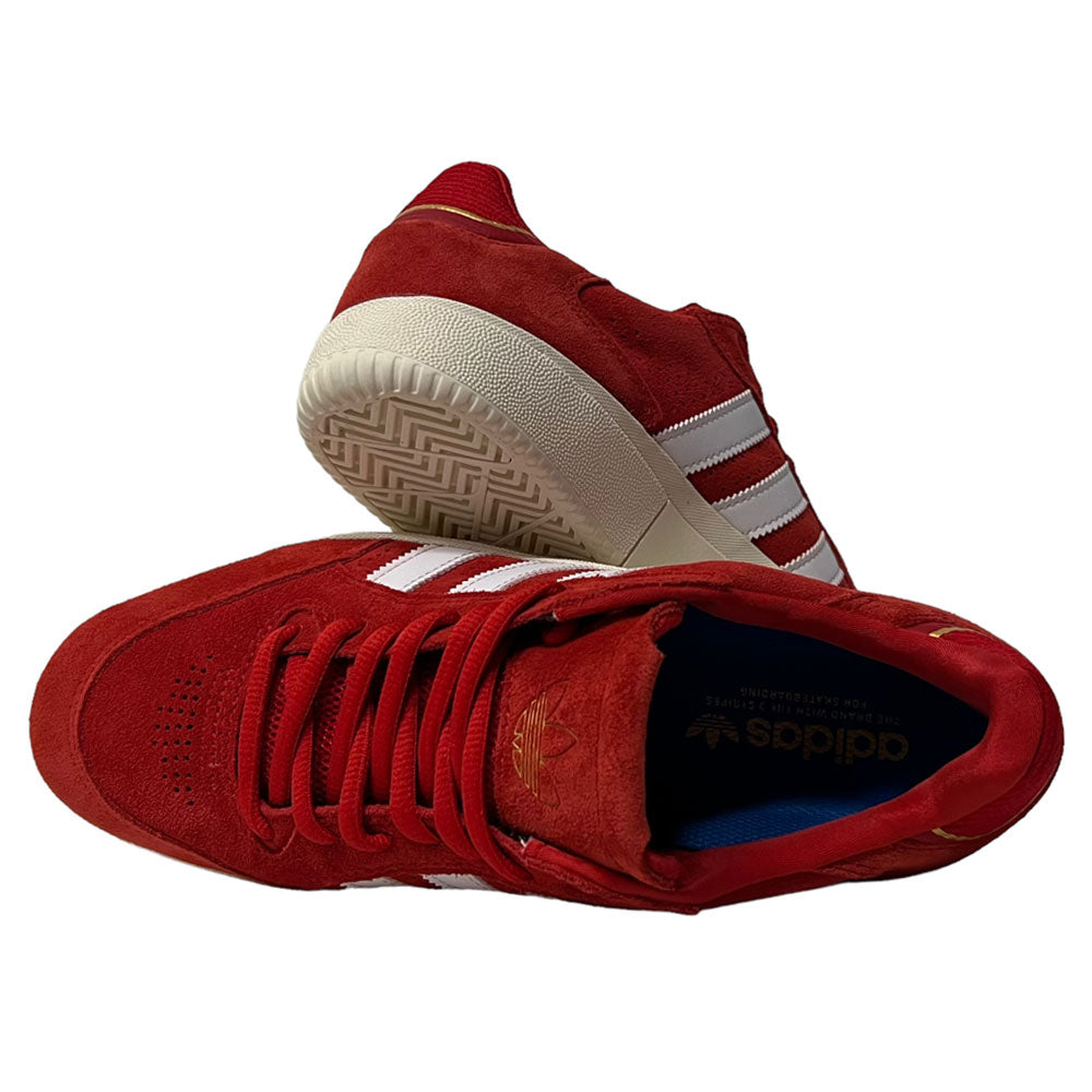 Red adidas skate shoes Clearance
