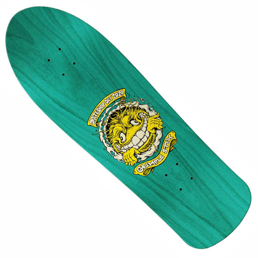 Anti Hero Deck Lance Mountain Grimple Stix 9.83x31.1 Dough Boy Teal Sk ...