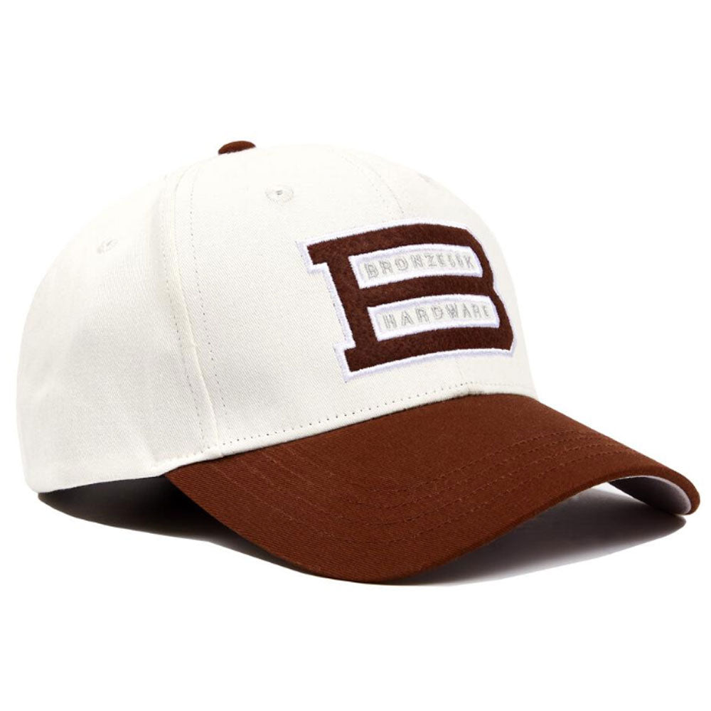 Bronze Hat Big XLB White Burgundy