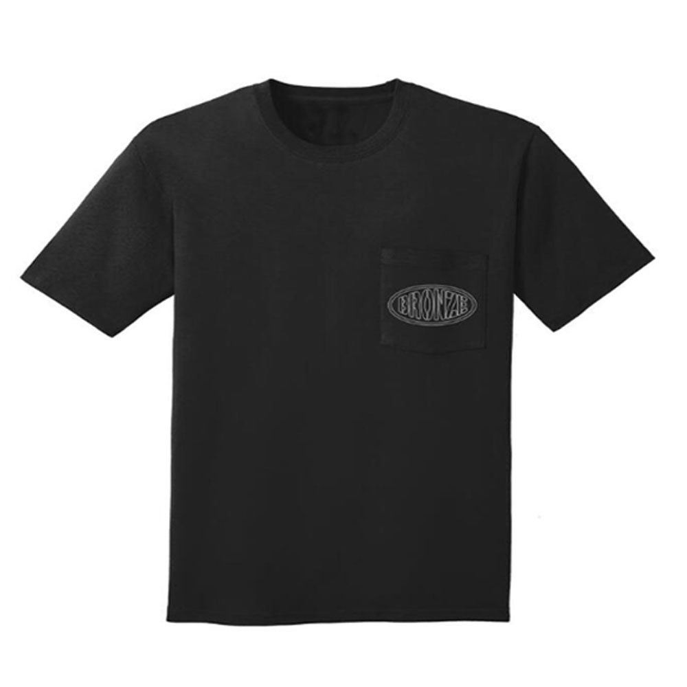 Bronze 56K Tee Reflective Pocket Black