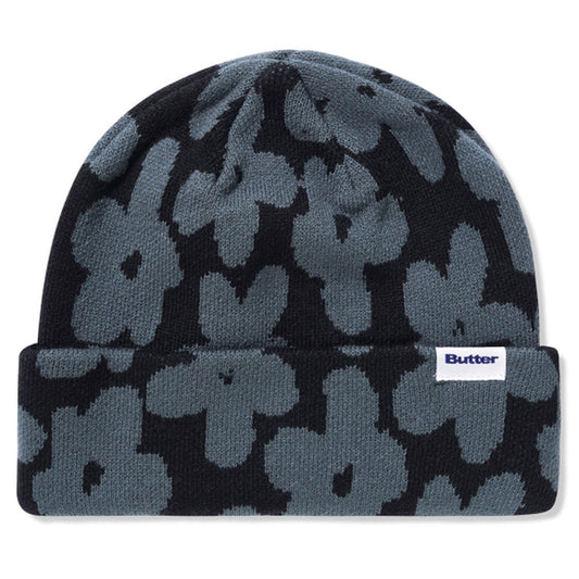 Butter Goods Beanie Floral Black