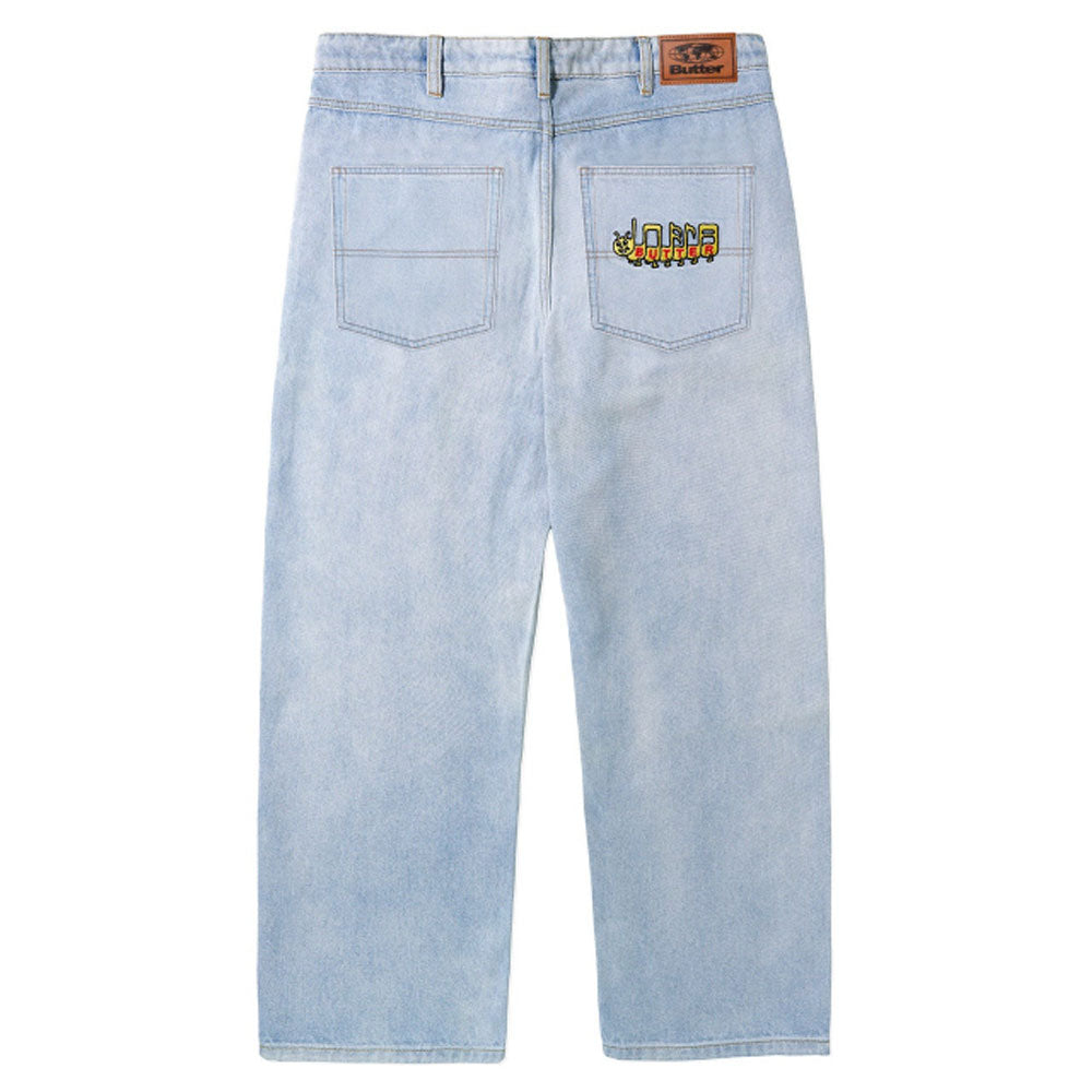 Butter Goods Caterpillar Denim Jeans Light Blue