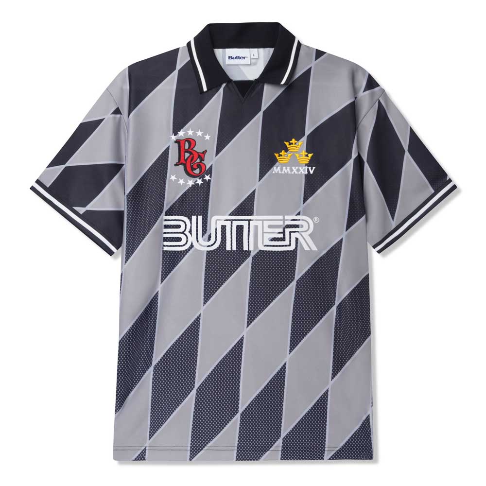 Football Jersey Grey Black Butter Goods Top