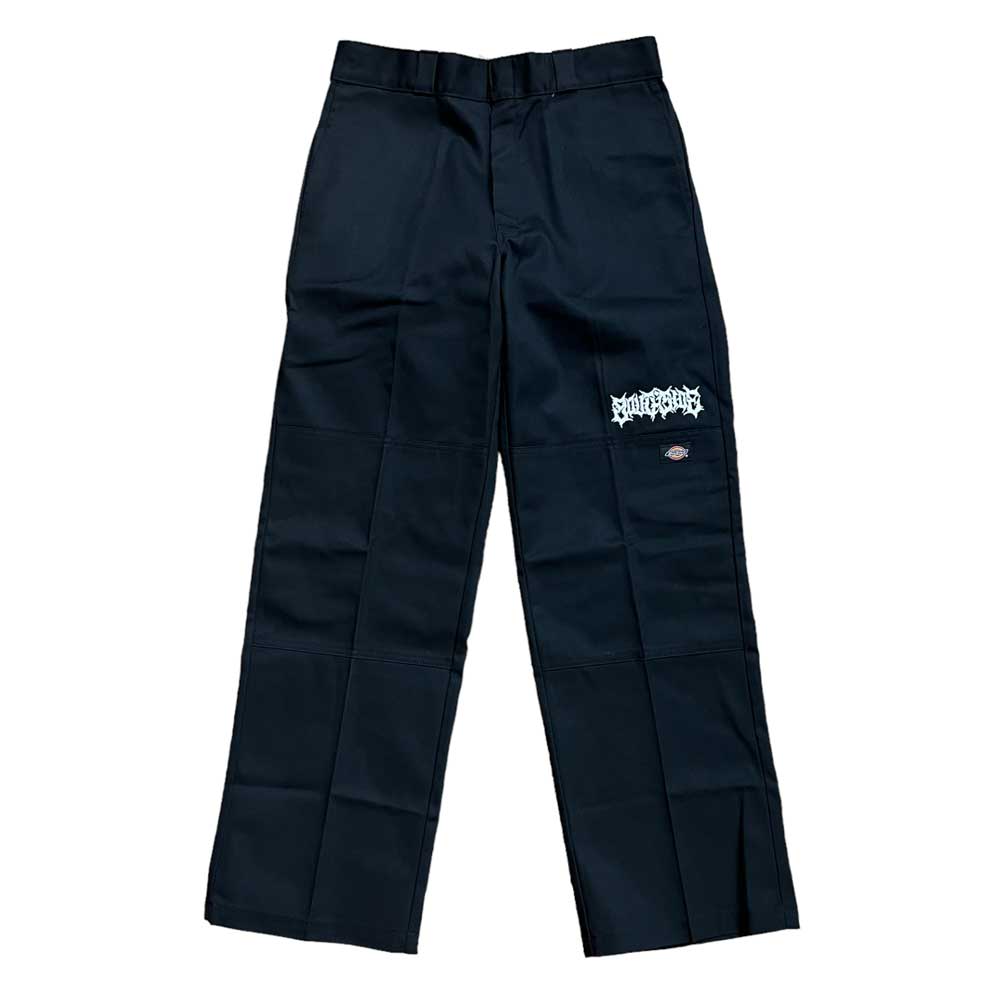 Dickies x Southside Loose Double Knee Pant Black 85283BK Texas White  Embroidery Skateshop Day