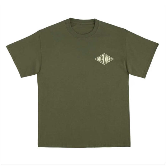 Independent Trucks GP Sealed Tee OD Green Midweight Mens