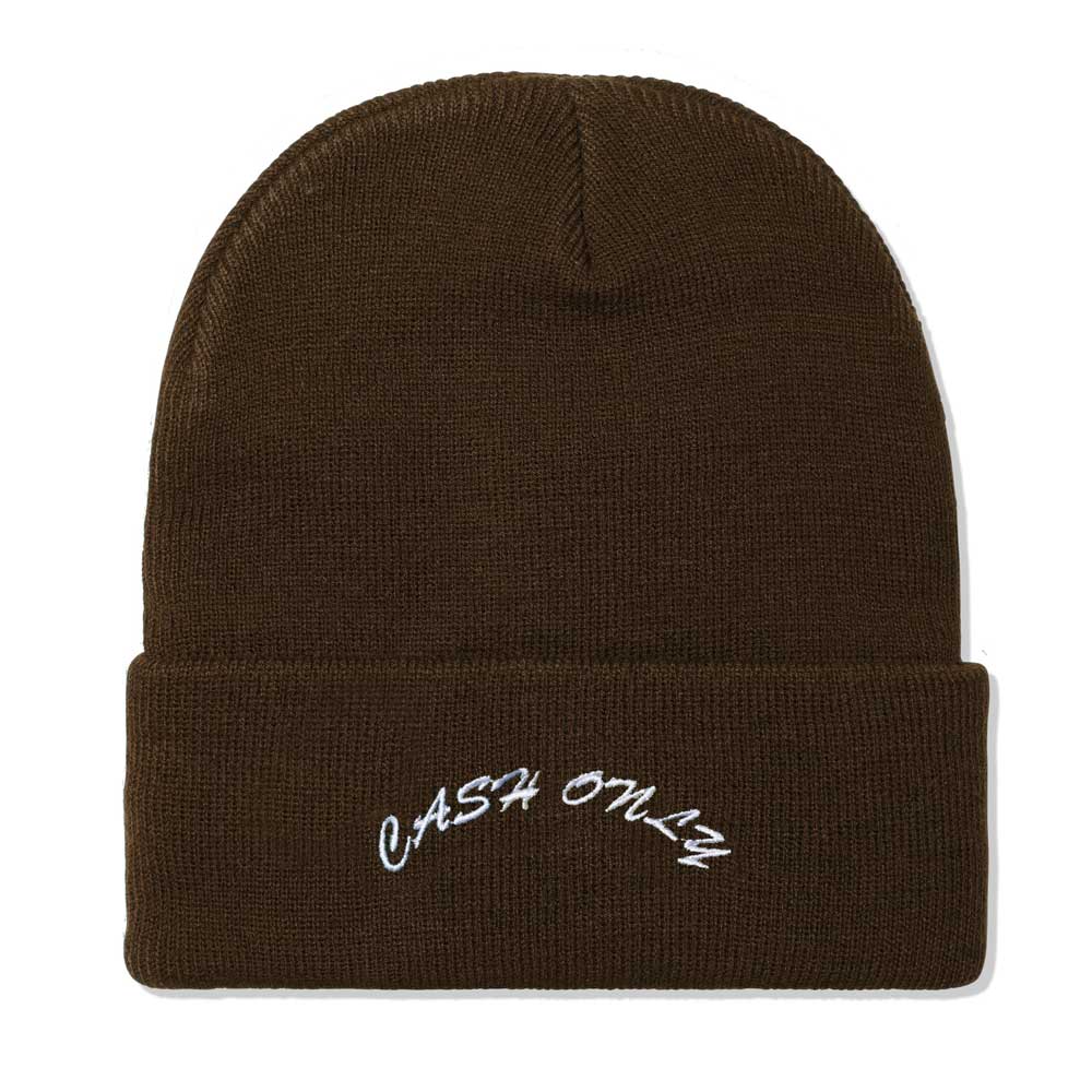 Logo Brown Beanie Cash Only