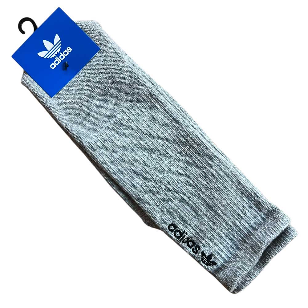 Logo Sock Heather Grey Adidas Socks 1 Pair