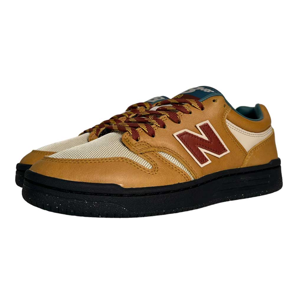 480 TRA New Balance Numeric Brown Red Suede Leather Shoes