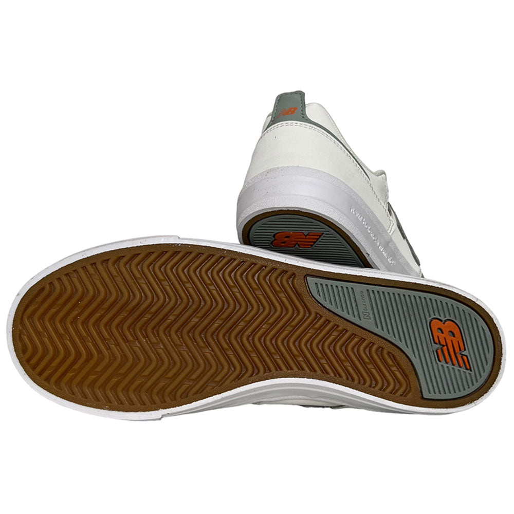 New Balance 306 MSI Jamie Foy Gray White Orange Suede Shoes
