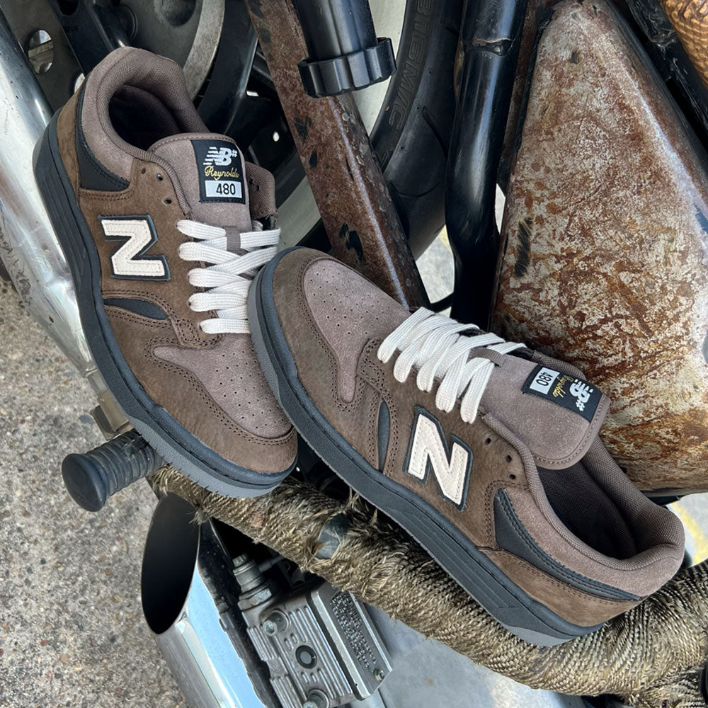 New Balance Numeric  BOS Andrew Reynolds Suede and Leather Shoes