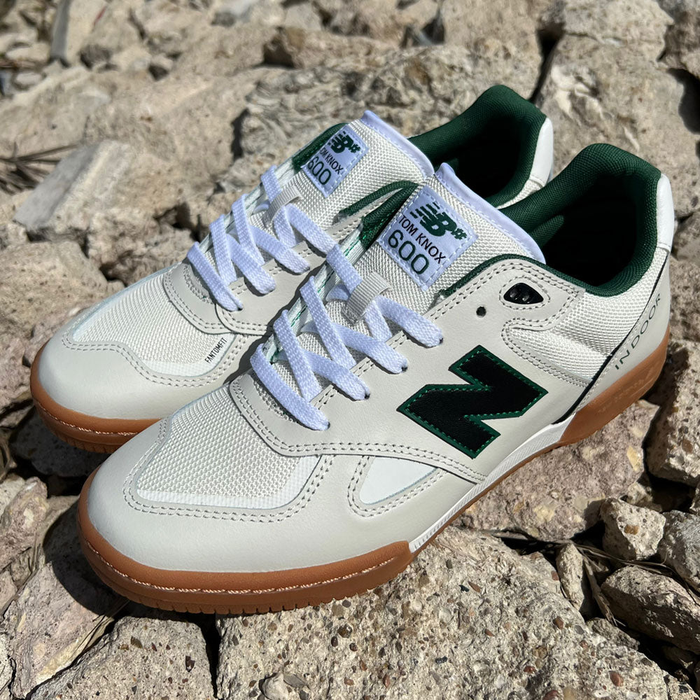 New Balance 600 OGS Tom Knox Offwhite Green Gum Leather Shoes