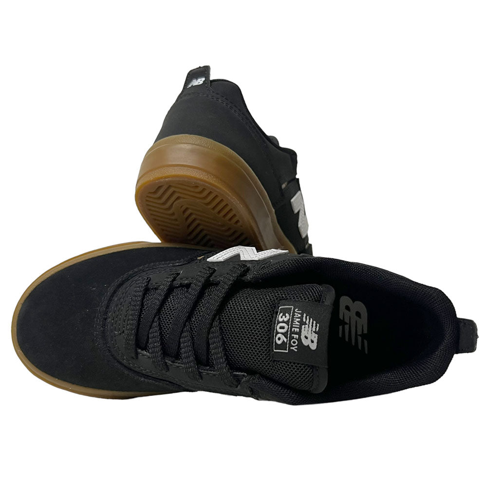 New Balance YOUTH YS306 BGM Jamie Foy Black Beige Gum Suede Shoes