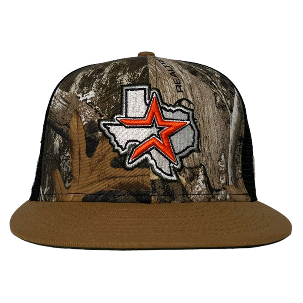 New Era Hat 5950 Houston Astros Real Tree Pink Box Global Custom Product 8