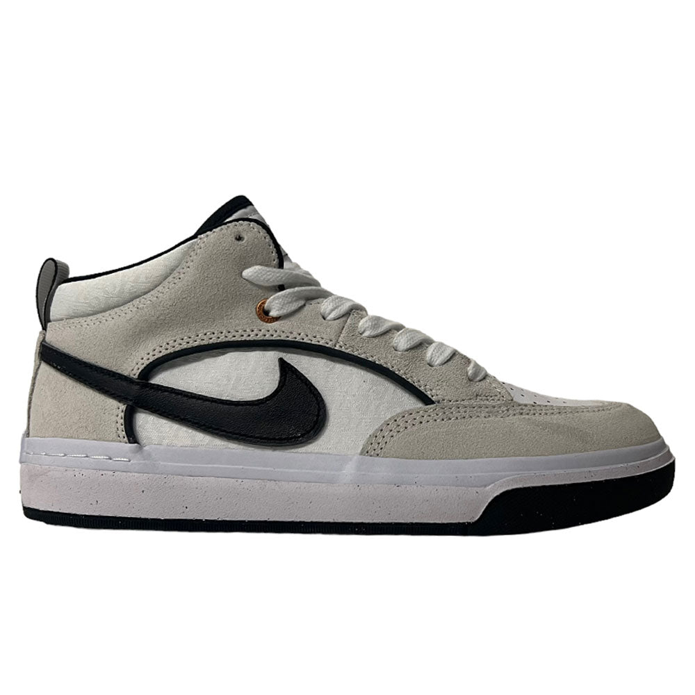 DX4361100  White Black React Leo Nike SB Suede Leather Skateboarding Shoes