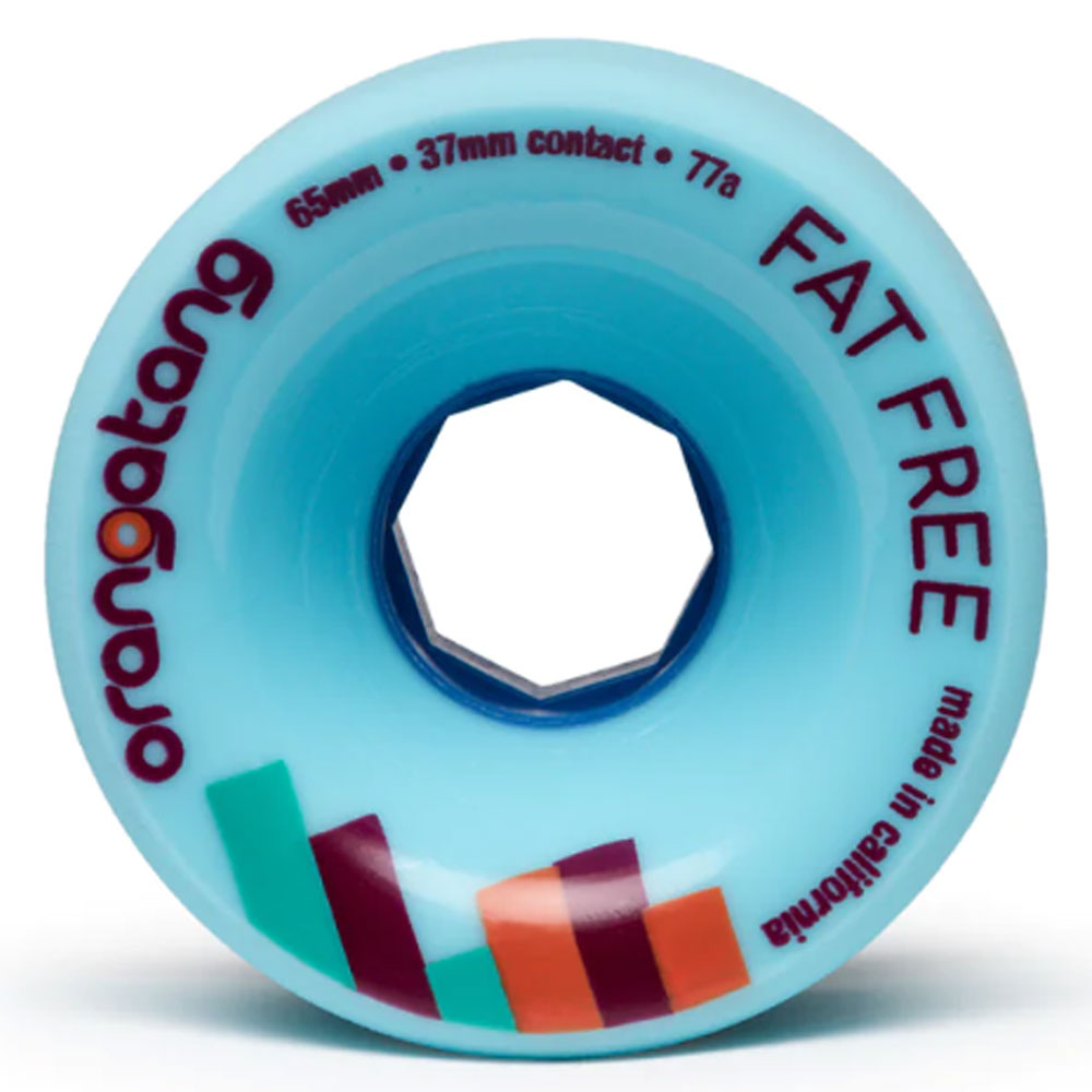 Orangatang Wheels Fat Free 65mm77A Blue – Southside Skatepark
