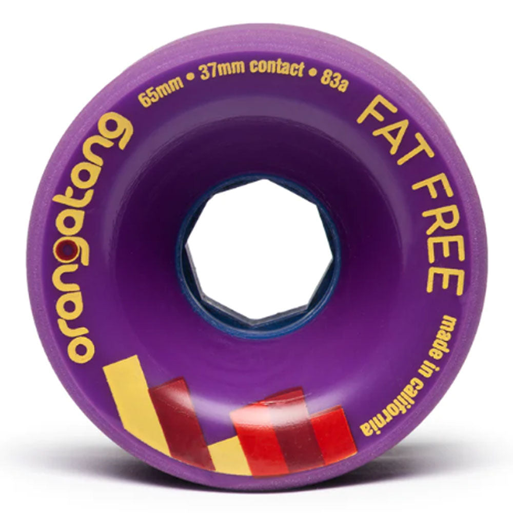 Orangatang Wheels Fat Free 65mm83A Purple – Southside Skatepark
