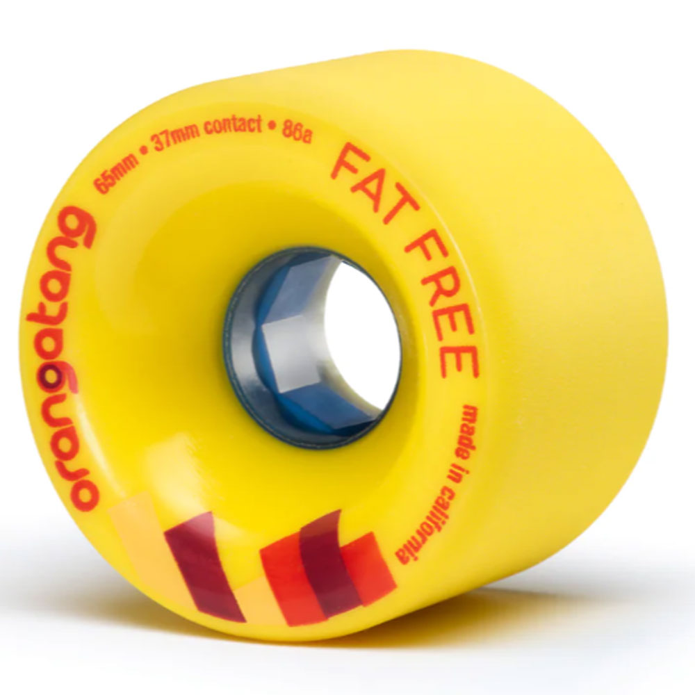 Orangatang Wheels Fat Free 65mm86A Yellow