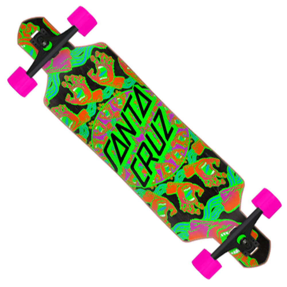 Santa Cruz Cruzer Drop Thru Mandala Hand 9x36 Longboard