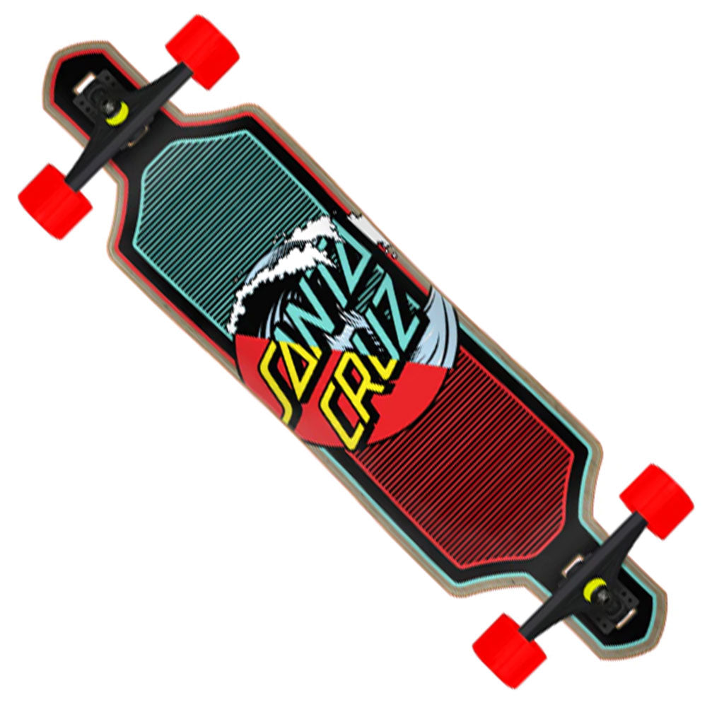 Santa Cruz Cruzer Drop Thru Wave Dot Splice 9x36 Longboard
