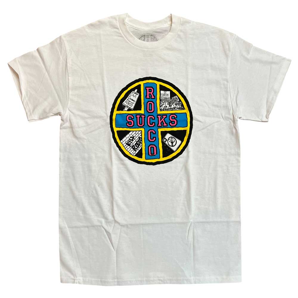 Rocco Sucks Tee White Santa Monica Airlines SMA