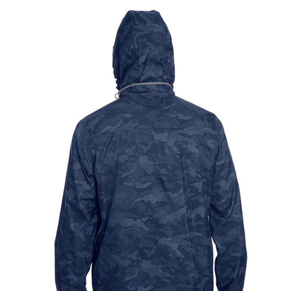 Southside COH Windbreaker Jacket Reflective Camo Classic Navy Carbon