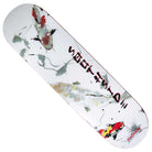 The Koi Pond Southside Skateboard Deck by Nguyen Duc Hien features koi fish, water, and plant designs with Japanese-style text across the center.