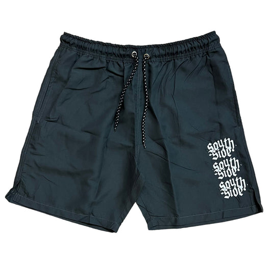 Southside Icon Water Short Embroidered Charcoal
