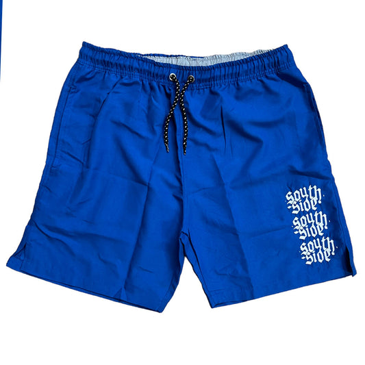 Southside Icon Water Short Embroidered Royal Blue