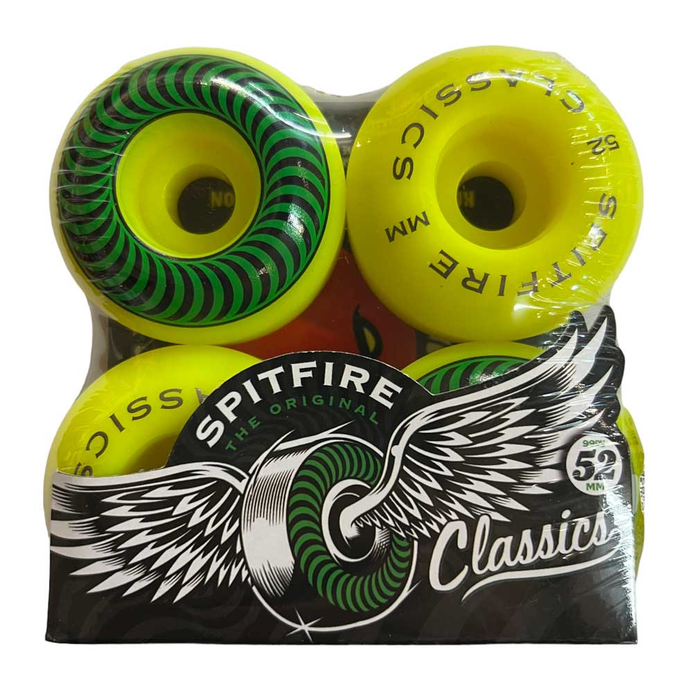 Spitfire Wheels Classic 52mm99A Florescent Yellow