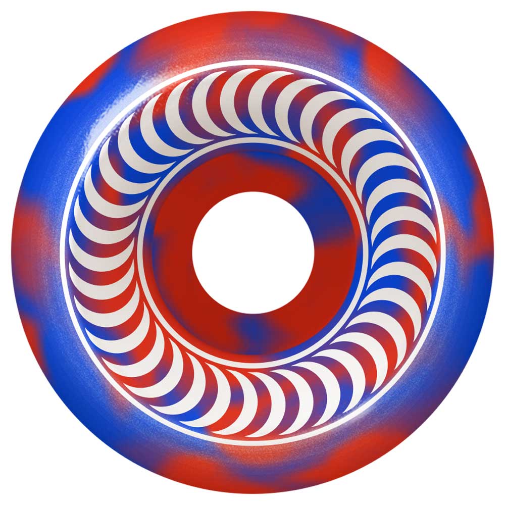 Free T-Shirt Offer F4 OG Classics 56mm99A Red Blue Swirl Spitfire