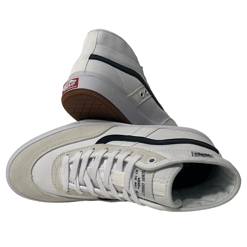 Vans Gilbert Crockett High White Black Gum Suede Shoes