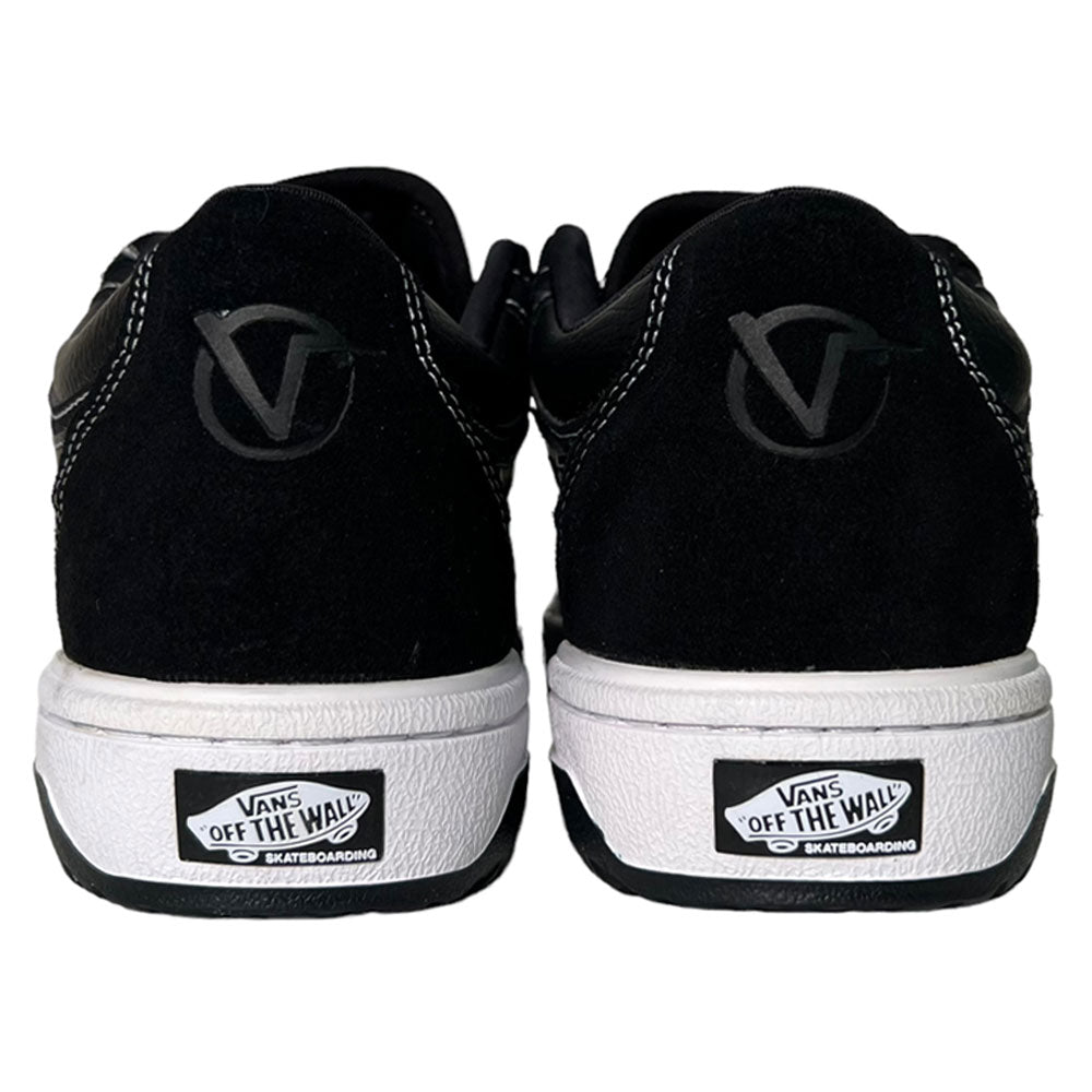 Vans Rowan 2 Black White Suede Leather Shoes