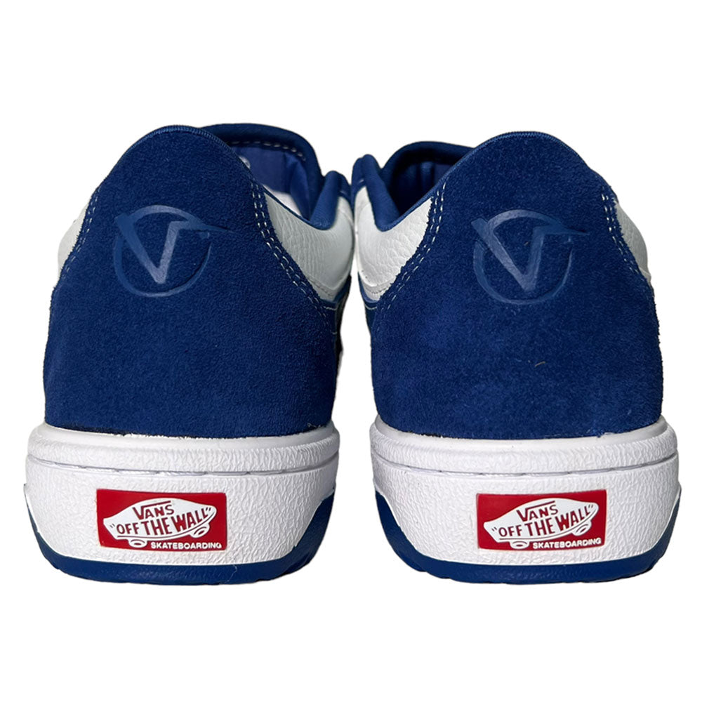 Blue off the wall on sale vans