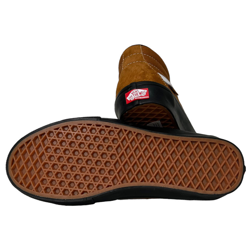 Vans shoes black and brown sale