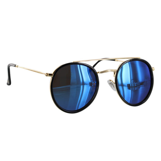 Glassy Parker Polarized Black/Gold/Blue Mirror