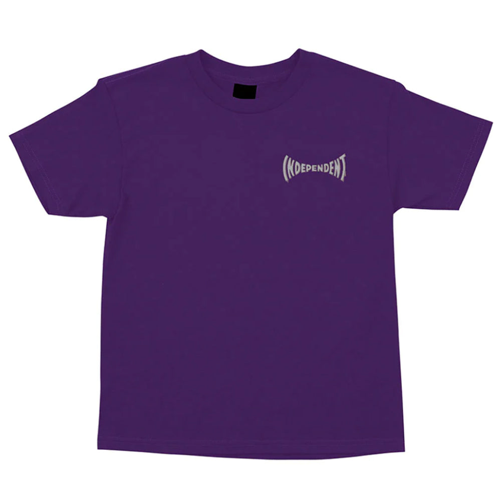 Independent Youth Tee Build to Grind Purple