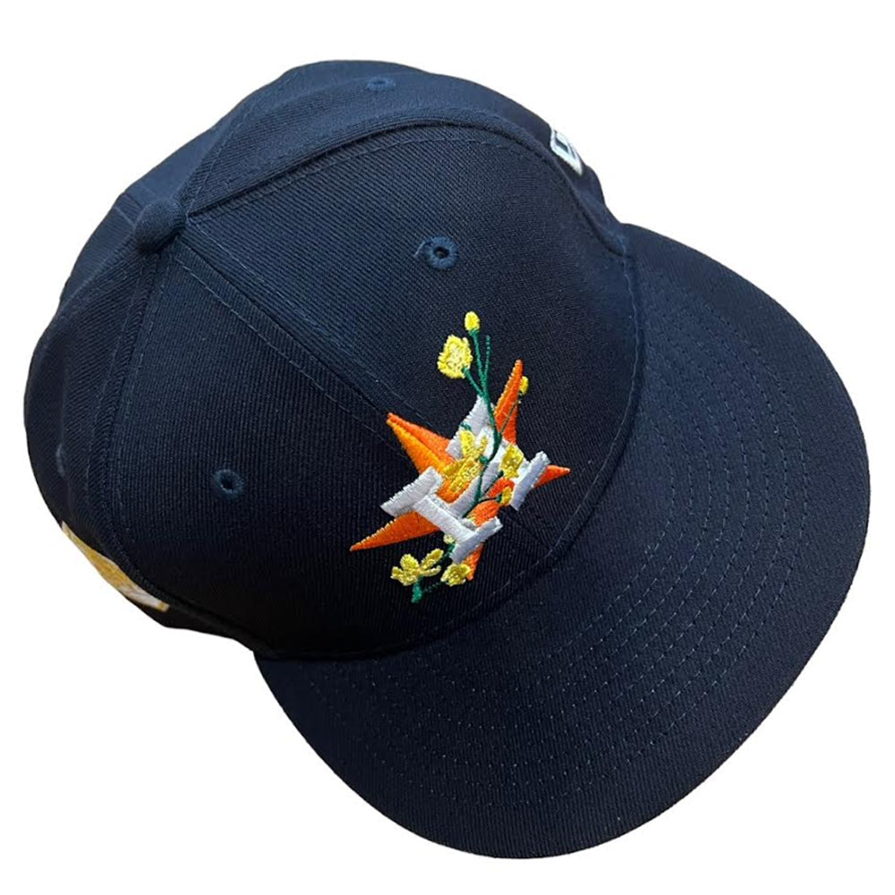 New Era 59FIFTY MLB Houston Astros Side Patch Bloom Fitted Hat 7 1/8