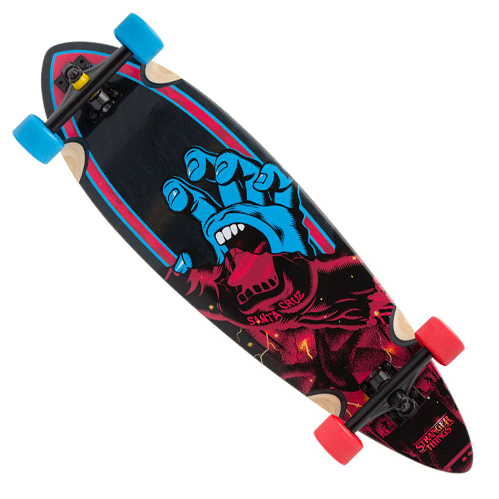 Santa Cruz Pintail Cruizer Stranger Things Screaming Hand 9.2x33