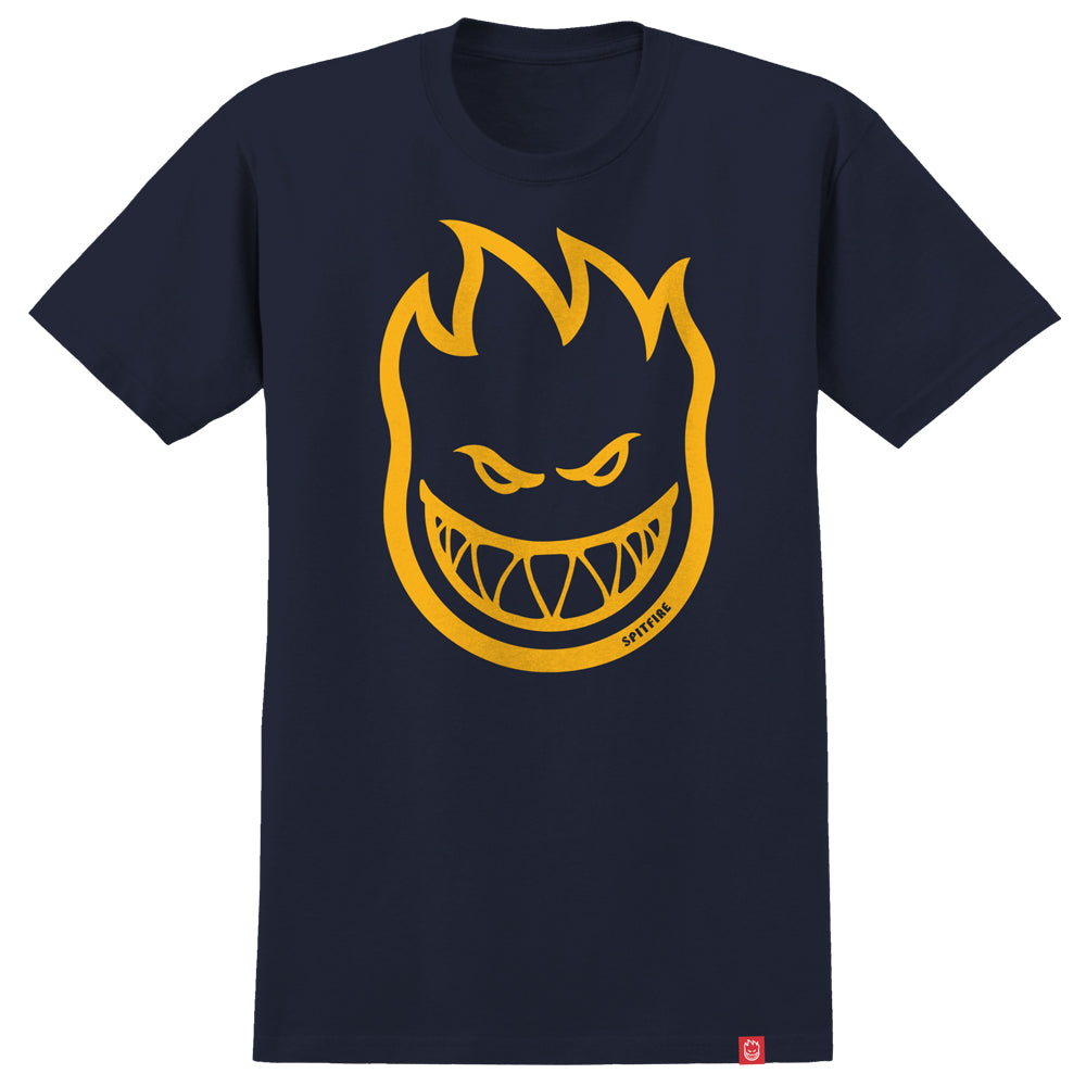 Spitfire Tee Bighead Navy Gold