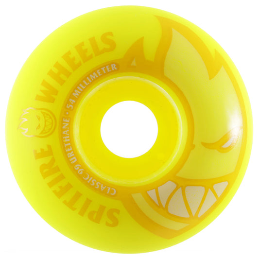 Spitfire Wheels Bighead Neon Yellow 54mm99A Classic Formula
