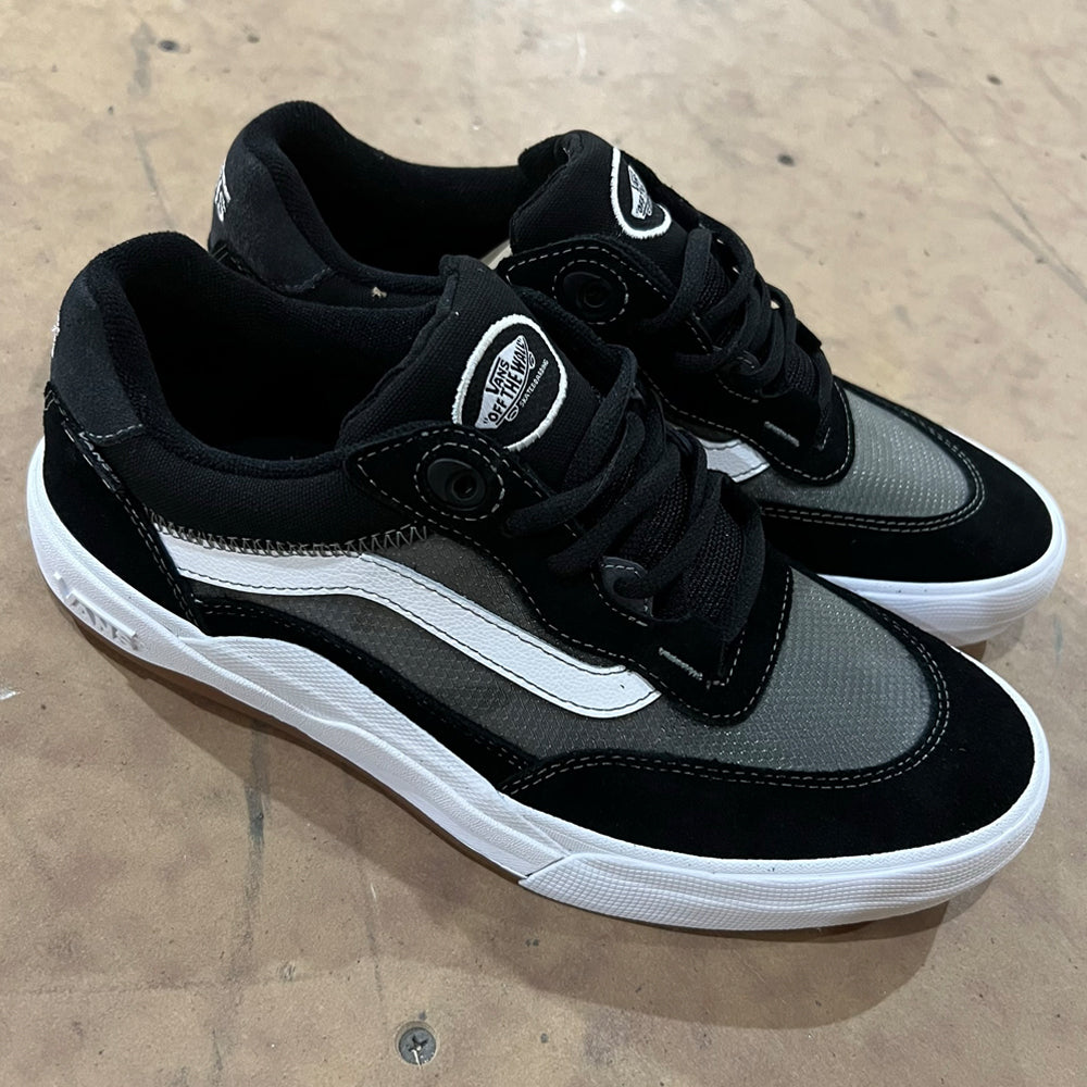 Vans Wayvee Black White Suede Shoes