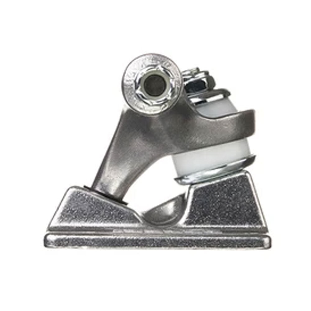 Close-up of an Ace 44 Classic Polished Truck from the set of two, highlighting the kingpin, bushings, and baseplate. Fits decks 8.12–8.5" wide, displayed against a white background.