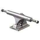 A set of two Ace 33 Classic Polished skateboard trucks with a sleek metal finish, designed for 7.75-8.12 inch decks, featuring axle, kingpin, and baseplate, shown against a plain white background.