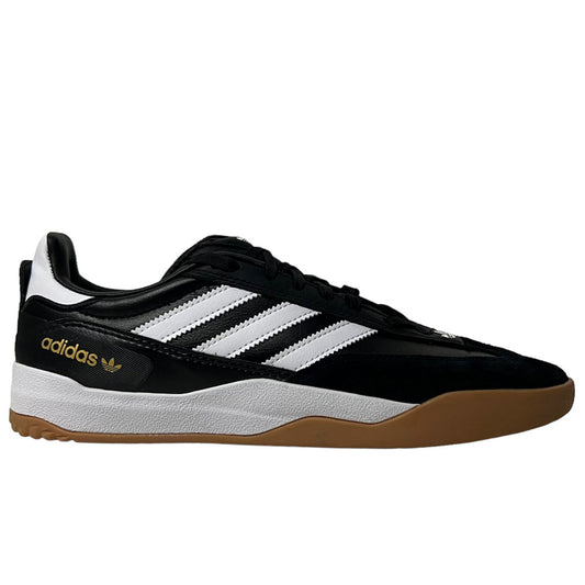 Adidas Copa Nationale Black White Gold Suede Leather Shoes