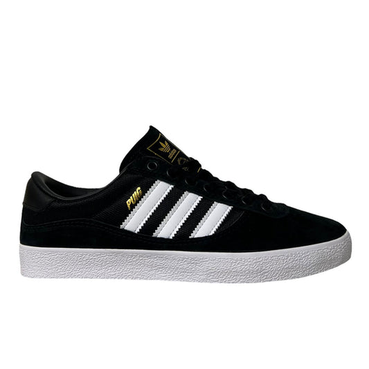 Adidas Puig Indoor Black White Pulse Lime Suede Shoes