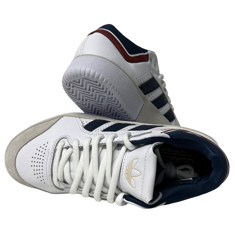 White adidas leather clearance shoes